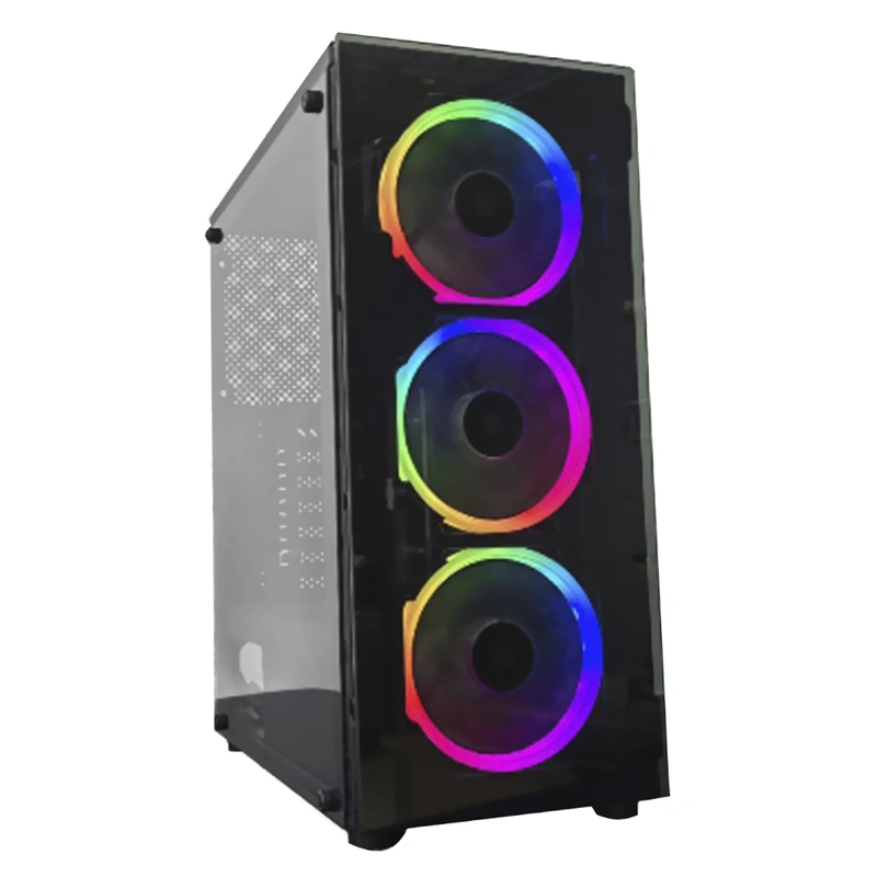 Gabinete Gamer Satellite 1300K ATX 3 Cooler RGB - Preto