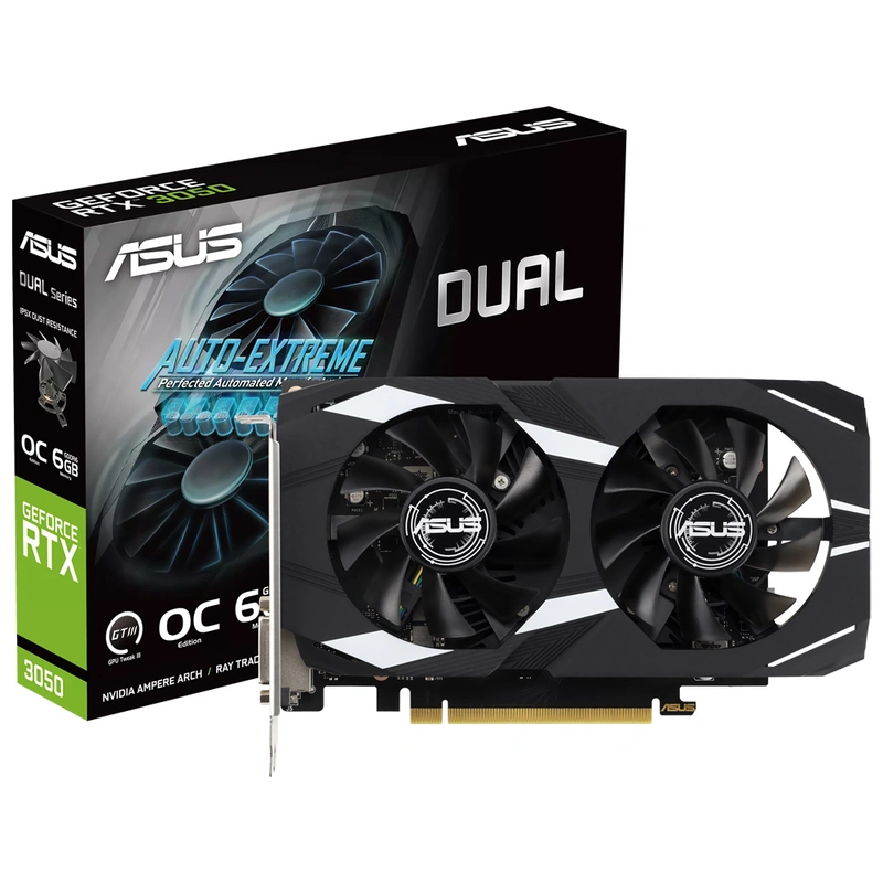 Placa de Video ASUS Dual OC 6GB GeForce RTX3050 GDDR6 - DUAL-RTX3050-O6G | 7680 x 4320 - Imagem 3