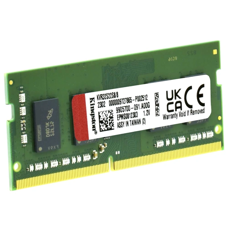 Memória RAM para Notebook Kingston DDR4 8GB 3200MHz - KVR32S22S88WP SODIMM - Imagem 2