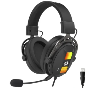 Headset Gamer Redragon H375-RGB Sparda Com Fio - Preto