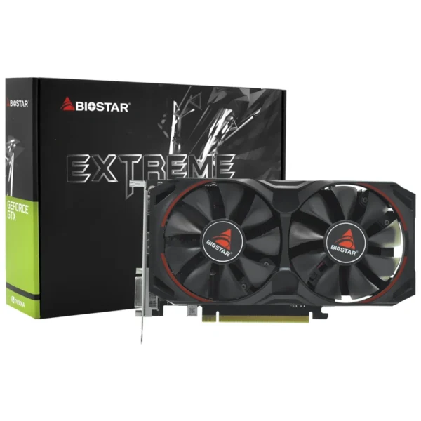 Placa de Vídeo Biostar Extreme Gaming 4GB GeForce GTX1050TI GDDR5 - VN1055TF41-AN1RA-BS2