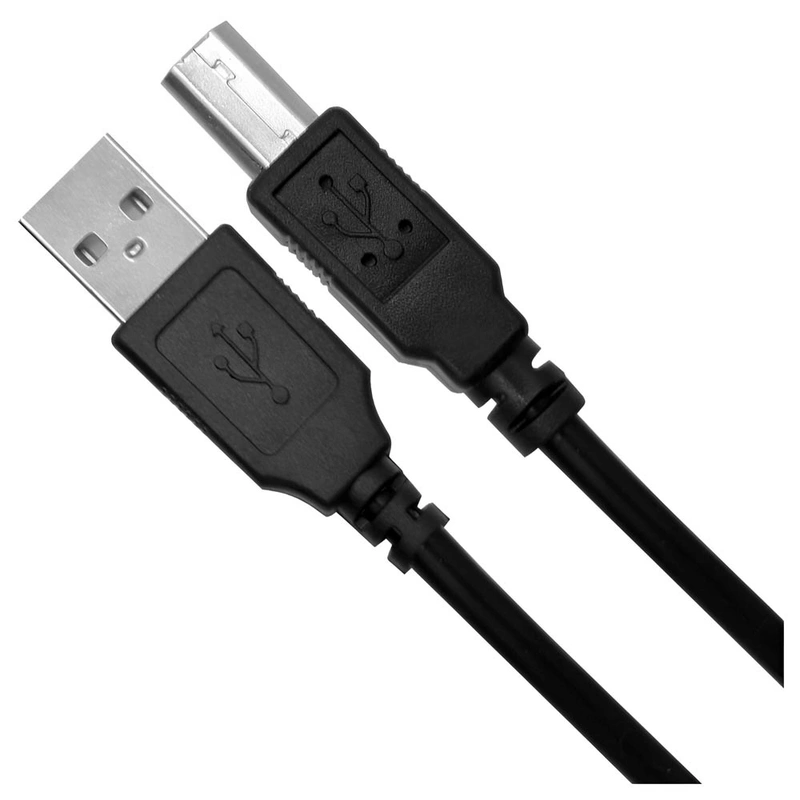 Cabo para Impressora USB 2.0 - 5M (com Filtro) USB - USB-B Preto - Imagem 2