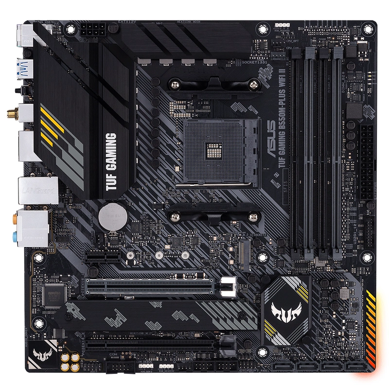 Placa Mãe ASUS TUF Gaming B550M-PLUS Wi-Fi II Socket AM4 DDR4 Micro ATX - Imagem 2