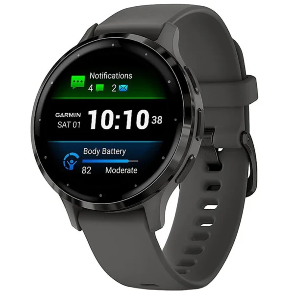 Relógio Garmin Venu 3S - Cinza (010-02785-00) 5 ATM Wi-Fi Android