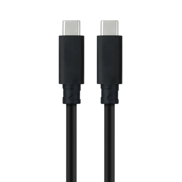 Cabo USB-C Macho A USB-C Macho Preto - 1.5M Cabo USB Type C para USB Type C
