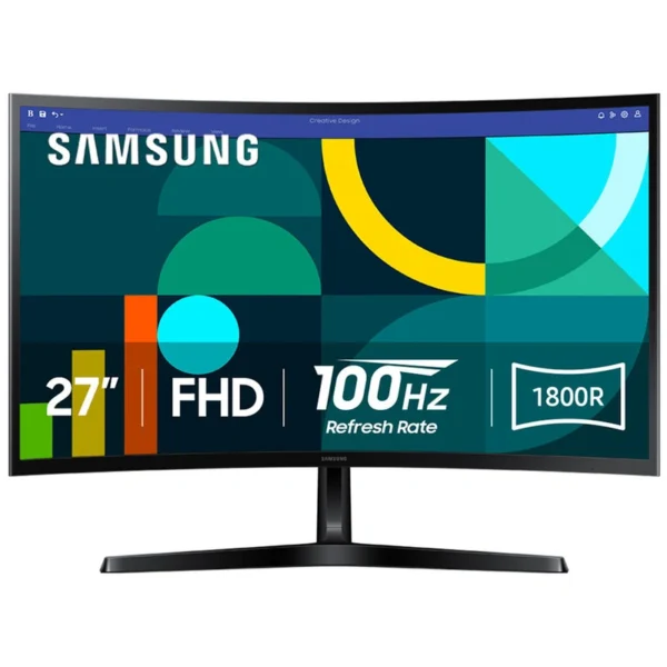 Monitor Gamer Samsung Essential S3 LS27D366GANXZA 27 Tela 27" 1920 x 1080 | Preto