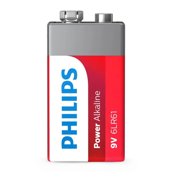Pilha Philips Alkaline Power 9V - 6LR61P1B97 Power Alkaline | 6LR61P1B/97