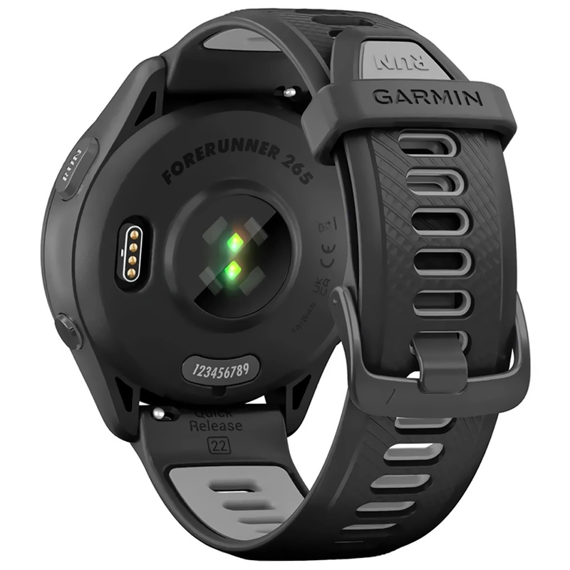 Relógio Garmin Forerunner 265 AMOLED - Preto (010-02810-00) 5 ATM Wi-Fi - Imagem 3