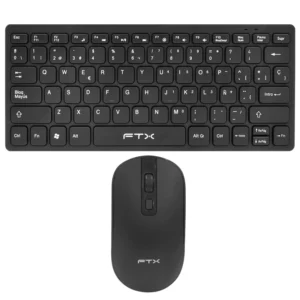 Teclado + Mouse FTX GK03 Wireless Espanhol - Preto