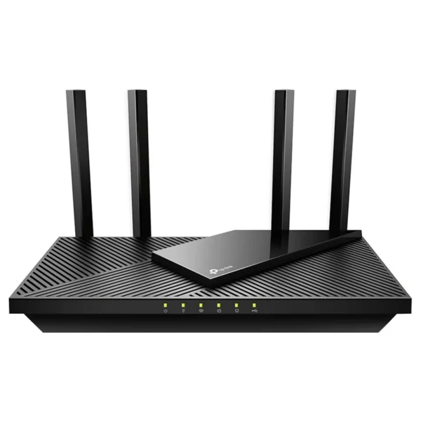 Roteador Tp-Link Archer AX55 AX300 Dual Band Gigabit 2.4GHz 5GHz Wi-Fi 6 4 Antenas - Preto