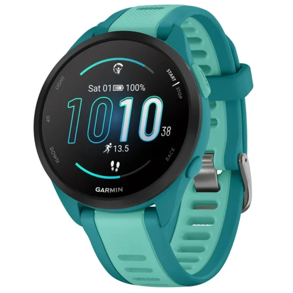 Relógio Garmin Forerunner 165 Music AMOLED - Azul (010-02863-32) 5ATM Wi-Fi