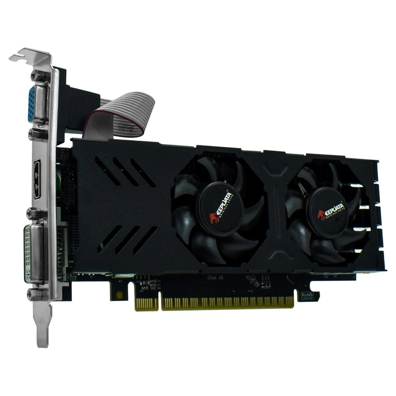 Placa de Vídeo Keepdata 4GB GeForce GTX750 GDDR5 - LOW PROFILE KDGTX750-4GD5128B - Imagem 2
