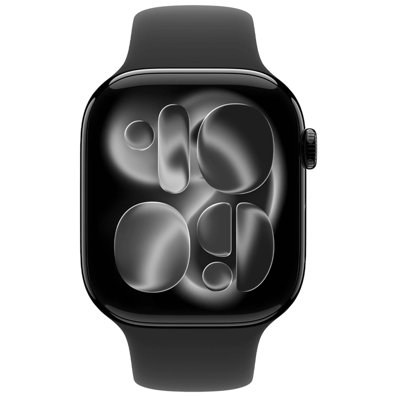 Apple Watch S11 MEQT4LWA 42MM S-M GPS - Jet Black Aluminium Black Sport Band - Imagem 2