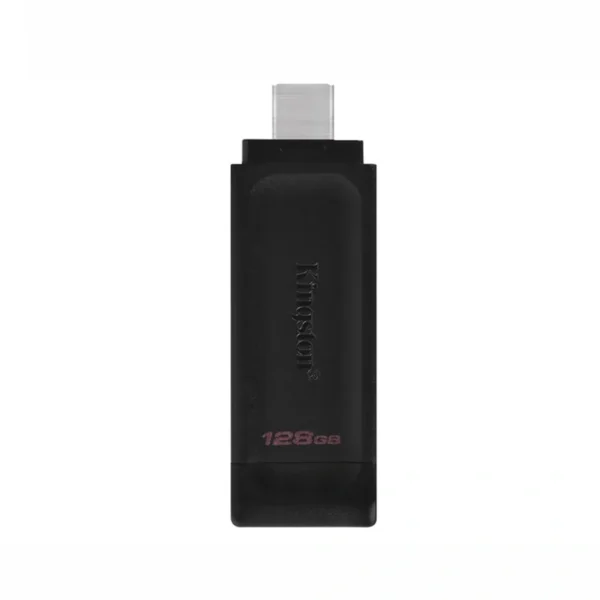 Pendrive Kingston DT70 128GB USB Type-C 3.2 - Preto USB-C 3.2