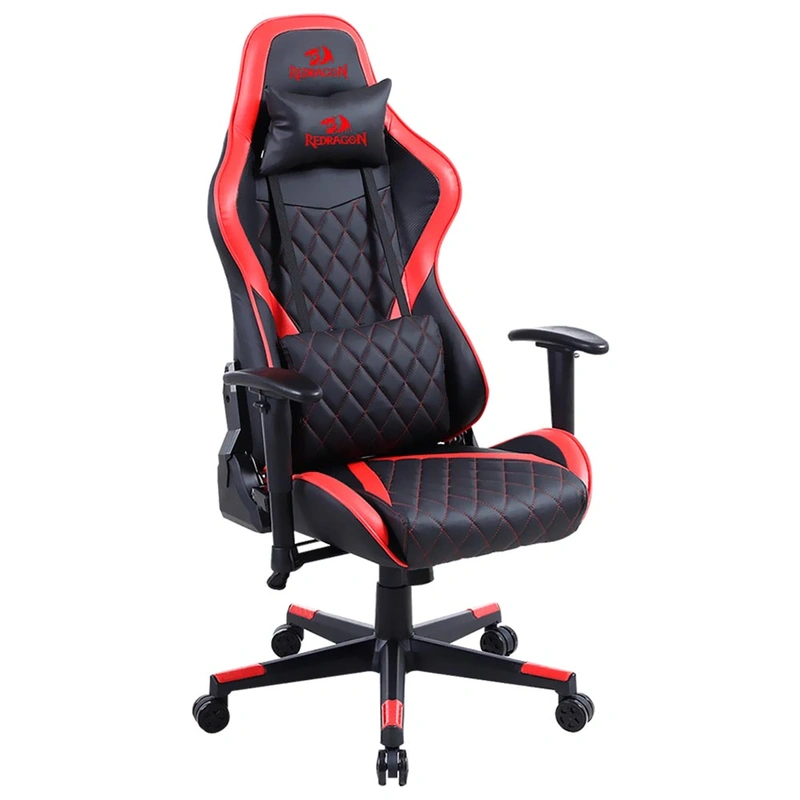 Cadeira Gamer Redragon Gaia C211-BR - Preto Vermelho - Imagem 2