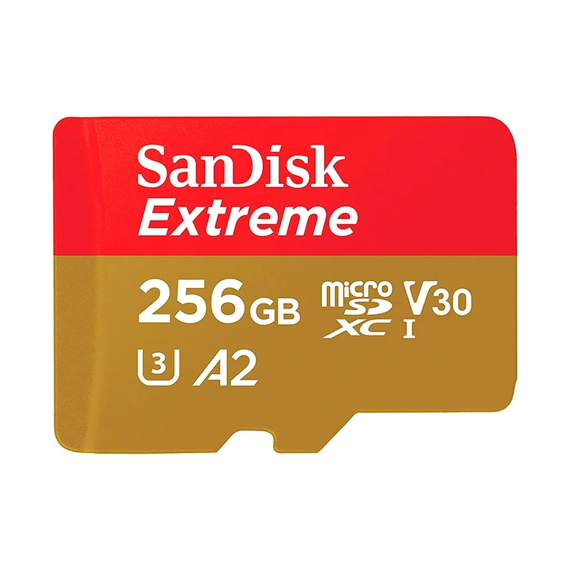 Cartão de Memória Micro SD SanDisk Extreme V30 A2 U3 4K UHD - 190-130MBS | 256 GB - Imagem 3