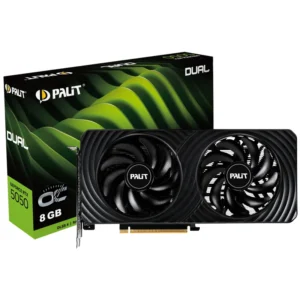Placa de Vídeo Palit Dual OC 8GB GeForce RTX5050 GDDR6 - NE65050S19P1-GB2070D