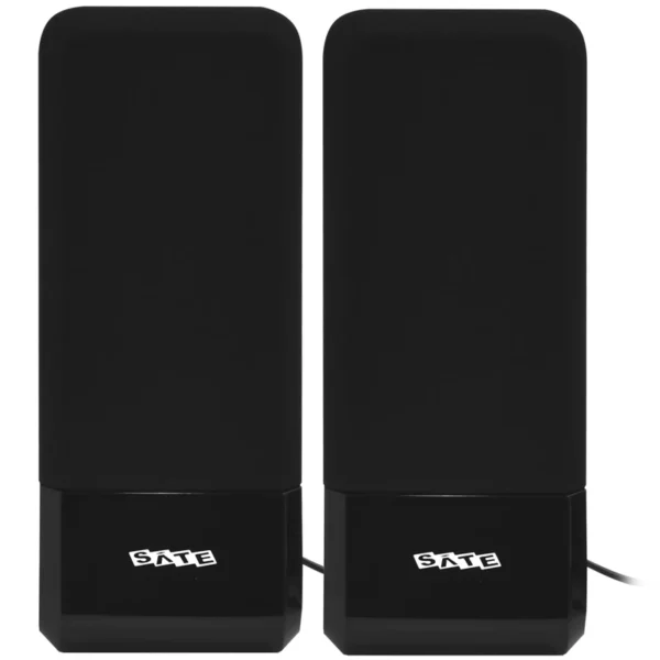Caixa de Som Satellite AS-92000B Bluetooth USB AUX - Preto 6W Alimentação por USB DC 5V