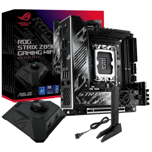 Placa Mãe ASUS ROG Strix Z890-I Gaming Wi-Fi Socket LGA 1851 DDR5 Intel Z890