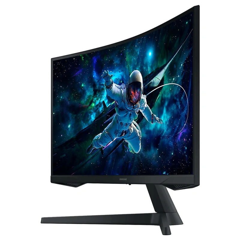Monitor Gamer Samsung Odyssey G55C LS27CG552EN 27 Tela 27" QHD 2560 x 1440 | Preto - Imagem 2