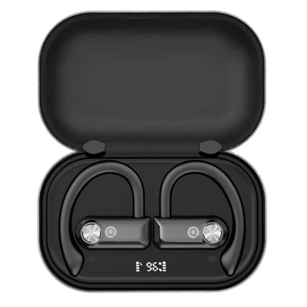 Fone de Ouvido Quanta QTFOE10 Motion Buds Sport Bluetooth - Preto USB-C