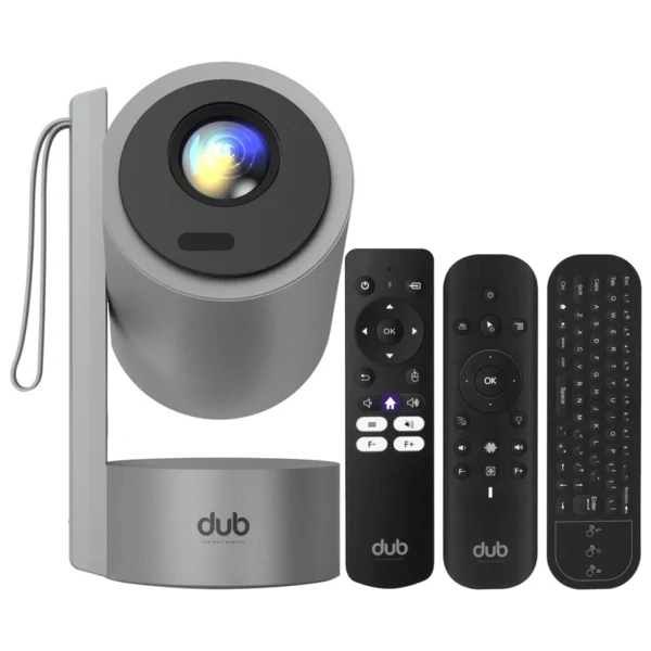 Projetor Batería Dub Home Cinema DBP4BAT 4000 Lumens - Cinza 2.0 Kg | 4K Ultra HD
