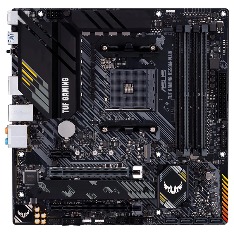 Placa Mãe ASUS TUF Gaming B550M-PLUS Socket AM4 DDR4 AMD B550 Micro ATX - Imagem 2