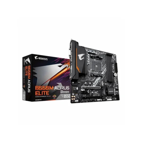 Placa Mãe Gigabyte B550M AORUS Elite Socket AM4 DDR4 AMD B550 Micro ATX