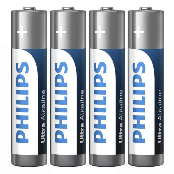 Pilhas Philips Ultra Alkaline AAA com 4 Pilas - LR03E4B97 | LR03E4B/97