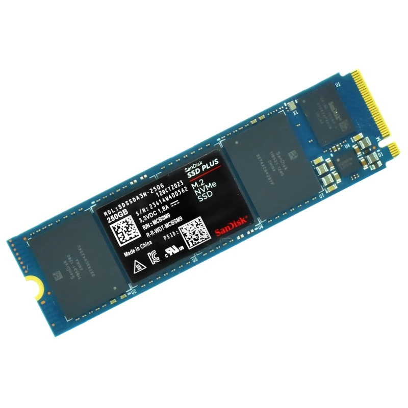 SSD SanDisk M.2 250GB Plus NVMe - SDSSDA3N-250G-G26 PCIe Gen 3 - Imagem 2