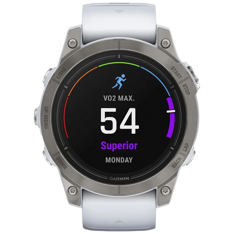 Relógio Garmin Epix Pro Sapphire 2 Gen - Titanium Branco (010-02804-10) - Imagem 2