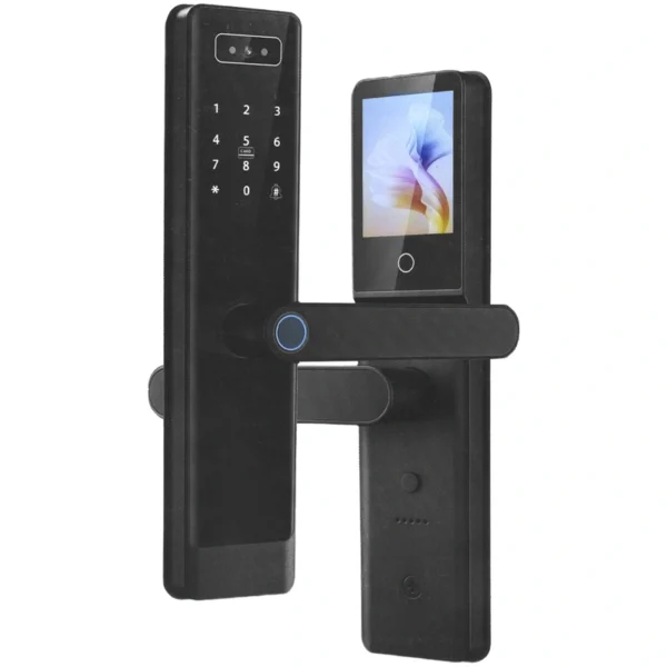 Fechadura Digital Satellite SL-84M Smart Door Lock 3D Face - Preto