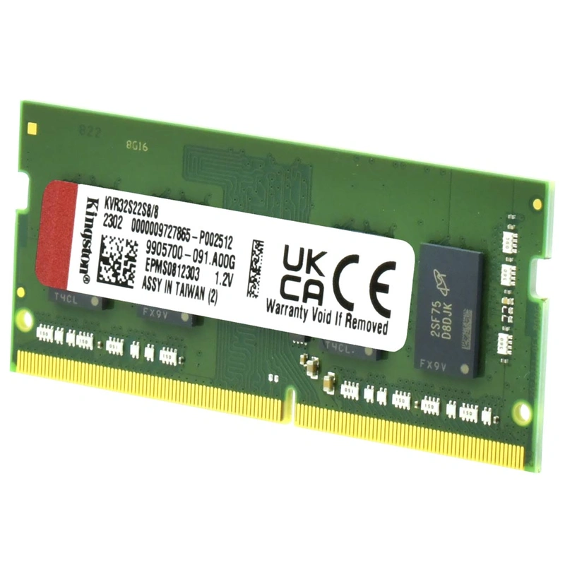 Memória RAM para Notebook Kingston DDR4 8GB 3200MHz - KVR32S22S88WP SODIMM - Imagem 3