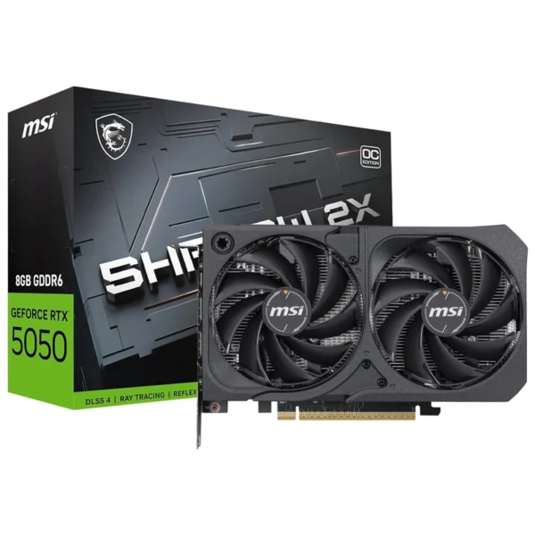 Placa de Vídeo MSI Shadow 2X OC 8GB GeForce RTX5050 GDDR6 - 912-V538-018 | 7680 x 4320