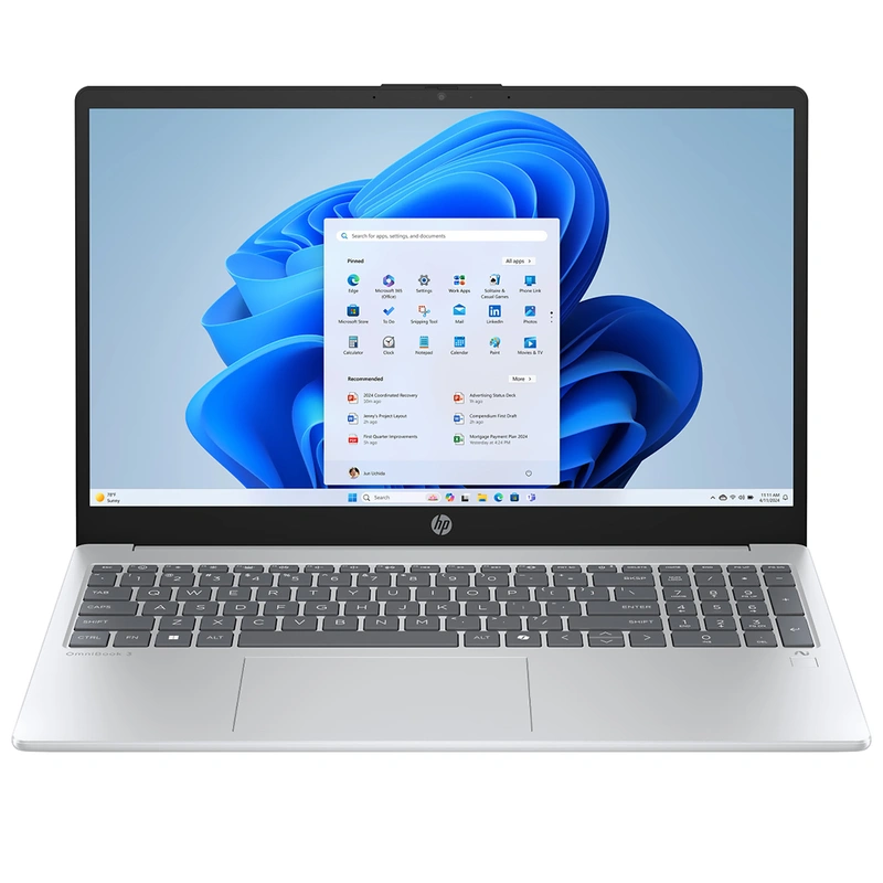 Notebook HP Omnibook 3 AI 15-FN0105DX AMD Ryzen AI 5 330 Tela Touch Full HD 15.6 - Imagem 3