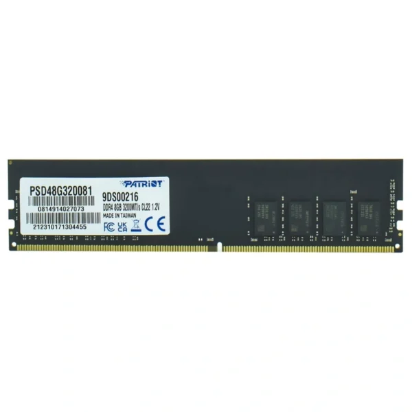 Memória RAM Patriot Signature DDR4 8GB 3200MHz - PSD48G320081 UDIMM CL22