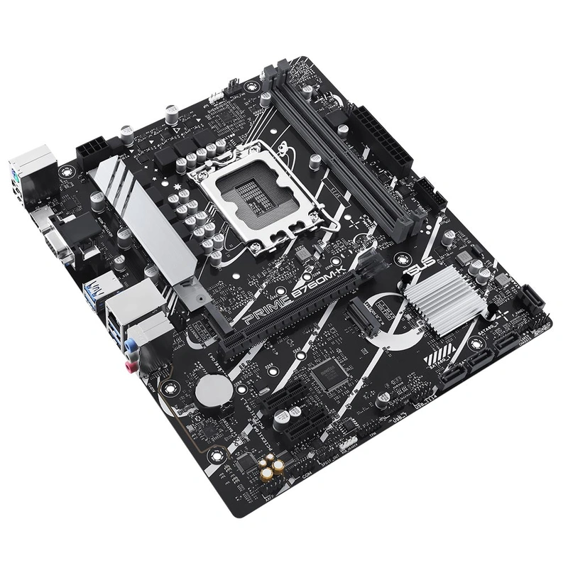 Placa Mãe ASUS Prime B760M-K Socket LGA 1700 VGA DDR5 Intel B760 Micro ATX - Imagem 2