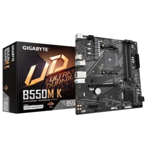 Placa Mãe Gigabyte B550M K Socket AM4 DDR4