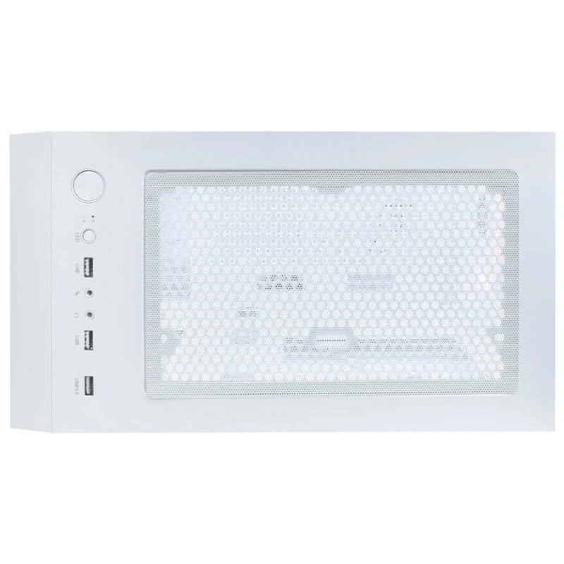 Gabinete Gamer Satellite K8872 ATX 4 Cooler ARGB - Branco - Imagem 2