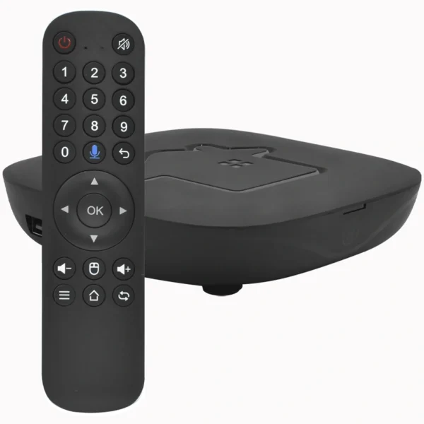 Receptor Iptv HTV H8 2GB de RAM 16GB UHD 4K - Preto Wi-Fi de 2.4GHz e 5GHz - Bluetooth 4.2