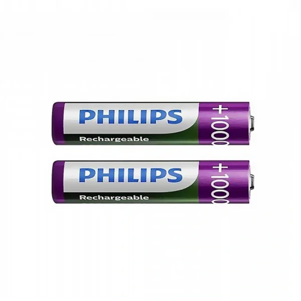 Pilhas Recarregável Philips AAA com 2 Pilhas 1000MAH - R03B2RTU1097 | R03B2RTU10/97