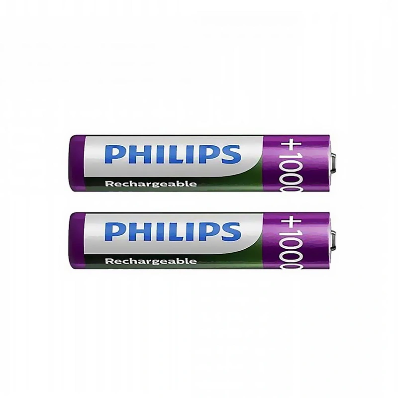 Pilhas Recarregável Philips AAA com 2 Pilhas 1000MAH - R03B2RTU1097 | R03B2RTU10/97