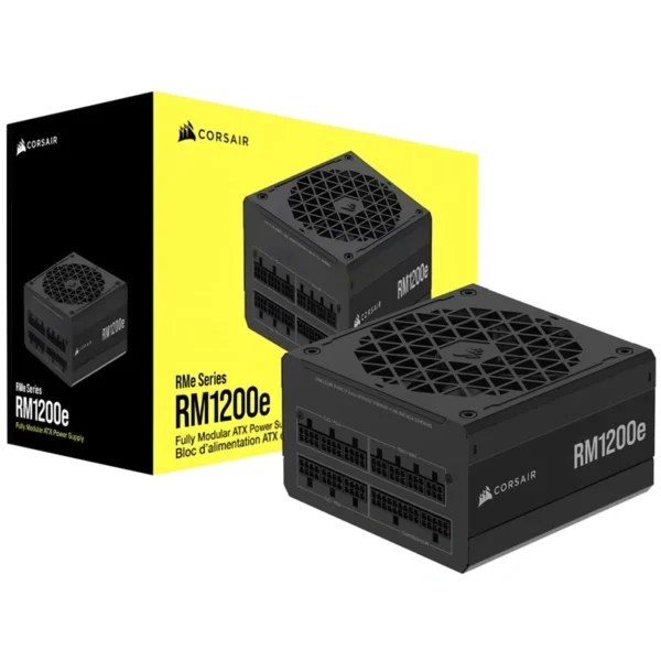 Fonte de Alimentação Corsair RM1200E 1200W ATX Modular Cybenetics Platinum - CP-9020258-BR