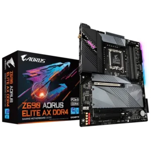 Placa Mãe Gigabyte Z690 AORUS Elite AX DDR4 Socket LGA 1700 DDR4 (Recondicionado)