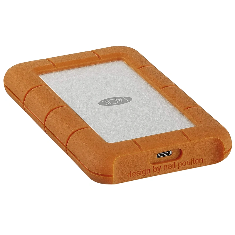 HD Externo Lacie 1TB Rugged 2.5 USB-C STFR1000800 | Prata - Imagem 2