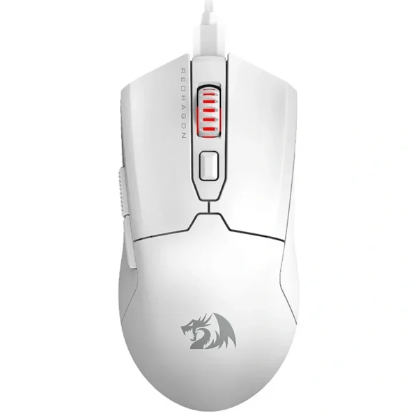 Mouse Gamer Redragon M995W Fyzu USB - Branco Fyzu M995W Com Fio
