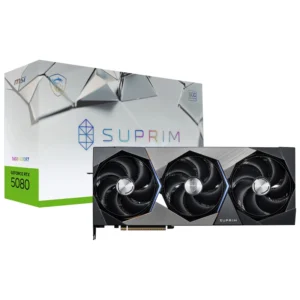 Placa de Vídeo MSI Suprim Soc 16GB GeForce RTX5080 GDDR7 - 912-V531-028