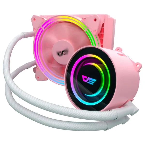 Water Cooler para Processador darkFlash Symphony TR120 HIGH 120MM RGB - Rosa