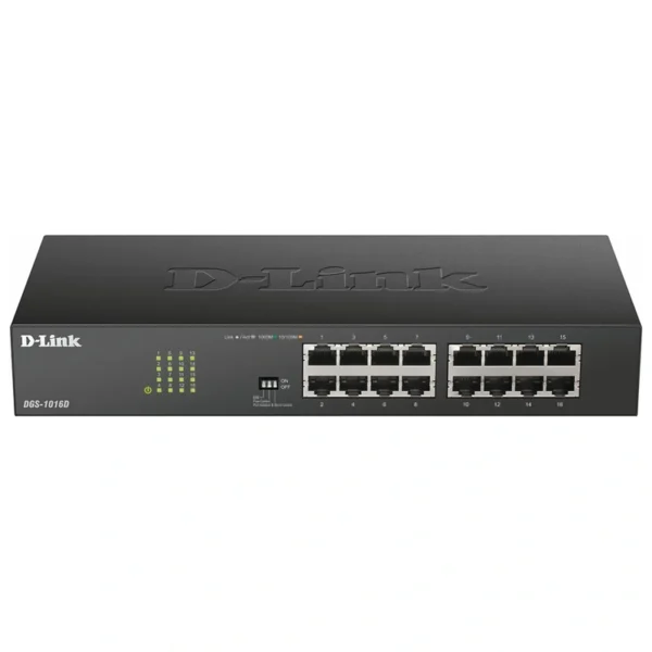 Hub Switch D-Link DGS-1016D 16 Portas 101001000MBPS | 16 Portas Gigabit Ethernet RJ45