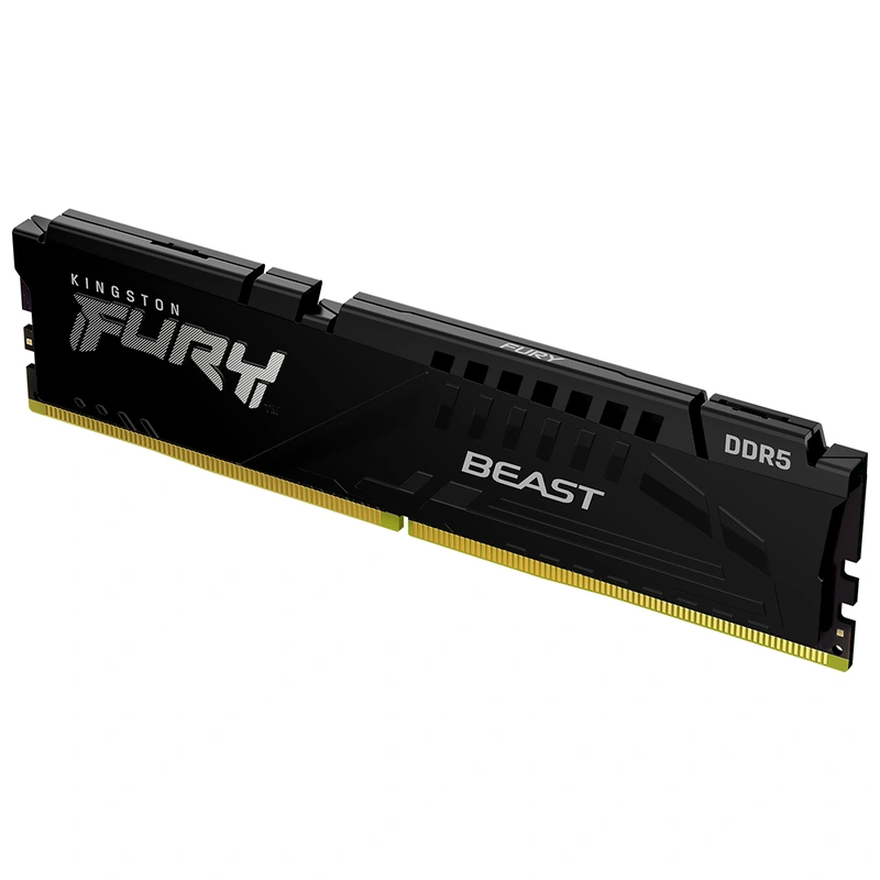 Memória RAM Kingston Fury Beast DDR5 16GB 6400MHz - KF564C32BBE-16 DIMM | Preto - Imagem 2